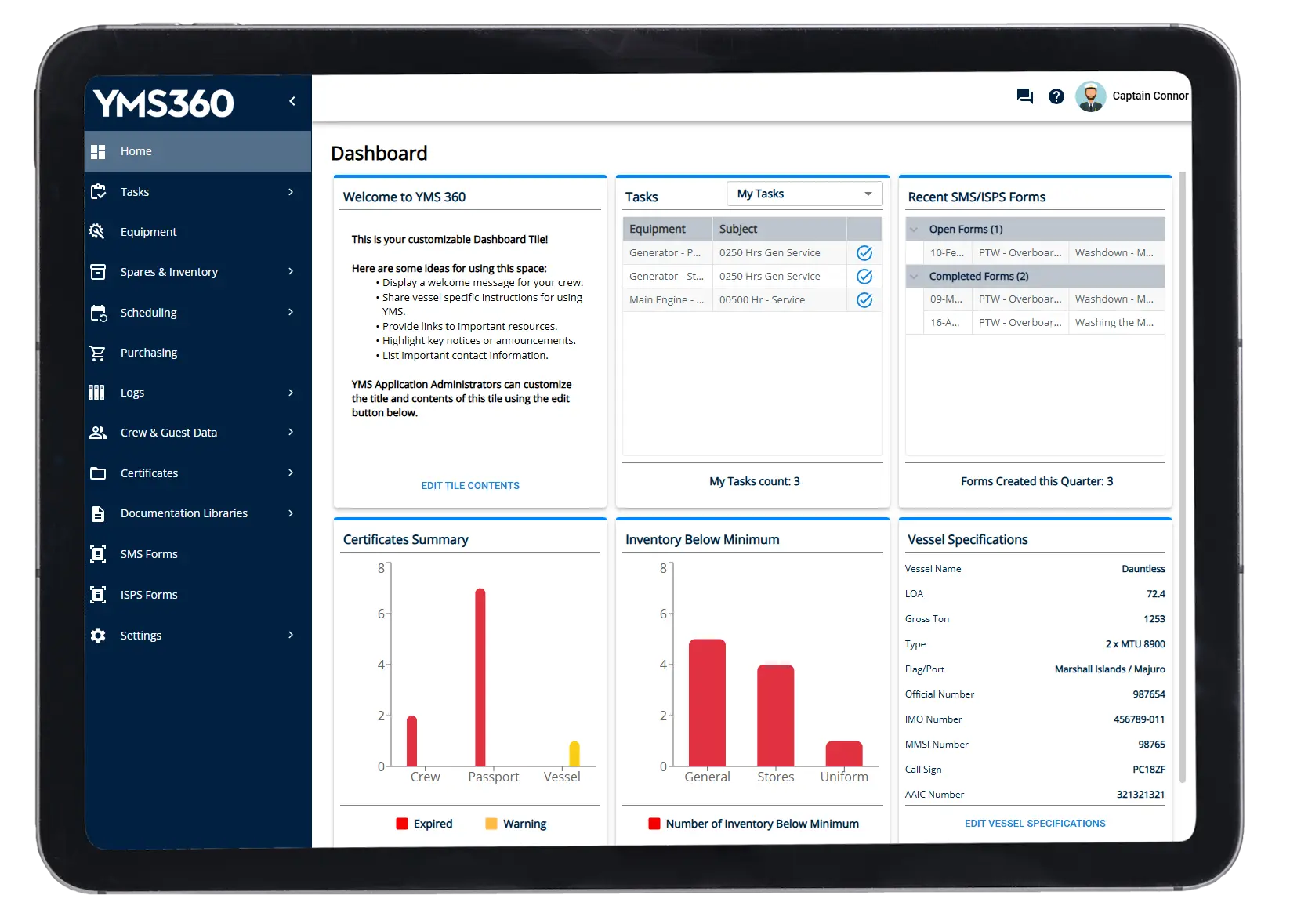 YMS360 360° Dashboard